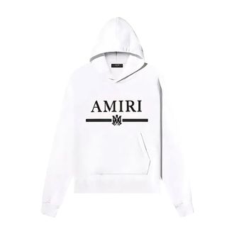 Amiri Felpa Hoodie - Heren - Sweatshirts & Hoodies - Wit - Maat: XL Katoen
