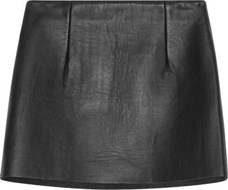 Remain Minigonna con zip - Nero