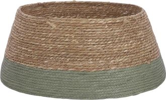 house of seasons Cesta del &aacute;rbol de navidad en hierba marina verde D58