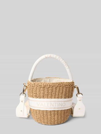Valentino Handbags Handtasche in Flecht-Optik in Ecru, Gr&ouml;&szlig;e 1