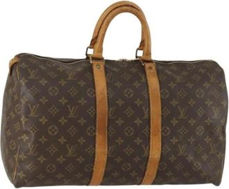 Louis Vuitton Pre-owned Weekend Bags, female, Brown, Size: ONE SIZE Pre-owned Weekend Bag