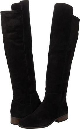 Lucky Brand Calypso Boots Womens Black Round Toe Over The Knee LION625