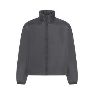 Fear of God Rain Jackets, male, Gray, Size: XL Ripstop Nylon Puffer Jacket