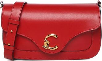 Coccinelle C-Me schoudertas met logo - Rood