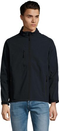 SOLS Heren Relax Soft Shell Jas (Afgrond blauw)