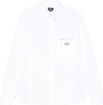 Fendi Logo-detail Pocket Shirt