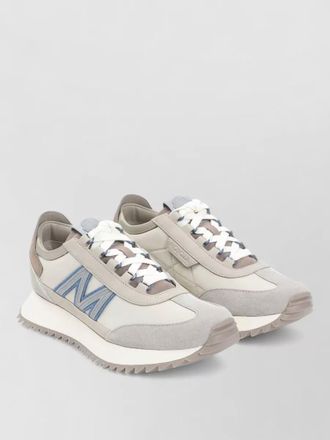 Moncler pacey 2 sneakers technical fabric suede