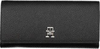 Tommy Hilfiger Polyethyleen Portemonnee - Dames - Portefeuilles - Zwart - ONE Size - Accessoires