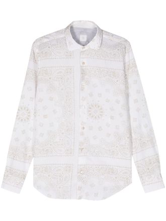 Eleventy Camicia con stampa paisley - Toni neutri