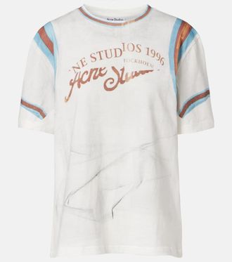 Acne Studios Trompe loil cotton jersey T-shirt