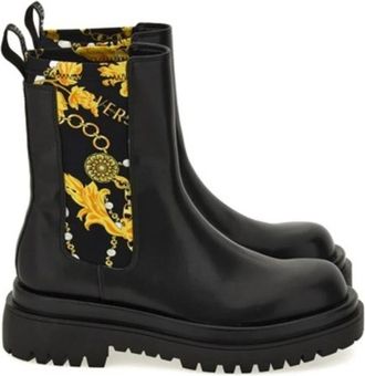 Versace Jeans Couture Laarzen - Dames - Chelseaboots - Zwart - 38 EU - Schoenen