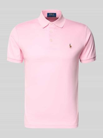 Polo Ralph Lauren Regular Fit Poloshirt aus reiner Baumwolle in Rosa, Gr&ouml;&szlig;e XXL