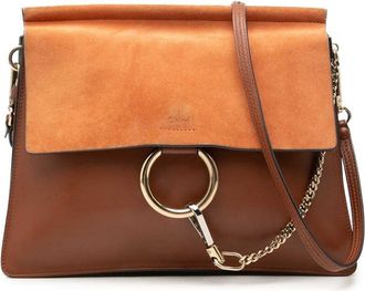 Chlo&eacute; Pre-owned Chloe Medium Calfskin and Suede Faye Crossbody Ladies G4FXK3ZNTK1746WK