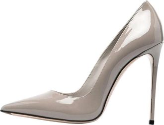 Generic Women Elegant Patent Leather High Heel Pumps Pointed Toe Office Work Dress Shoes