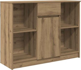 vidaXL Vidaxl - Aparador con cajón roble artisian 101x35x76cm madera ingeniería