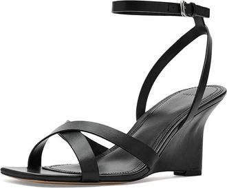 Vince Parma Strappy Womens Sandals Black : 6.5 M, Suede