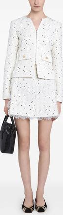 Giambattista Valli Minigonna a pois - Bianco