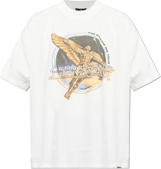 Represent T-shirt met print - Heren - T-shirts - Wit - L - Katoen - Tops