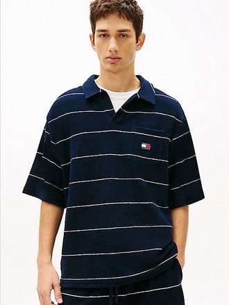 Tommy Hilfiger 90s Regular Fit Towelling Terry Polo Shirt