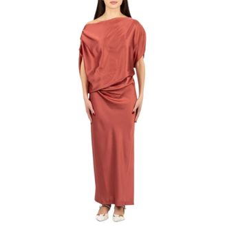 Hanita Gowns, female, Brown, Size: XS H.v3765.4610 Abito