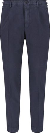 Incotex Slim Tapered Fit Tailored Pants With Mid-Rise Waist