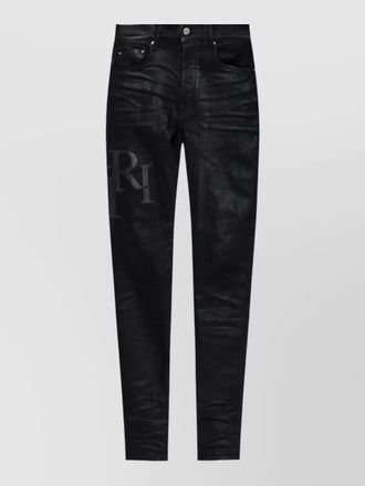 Amiri silk nylon straight cut trousers five pockets