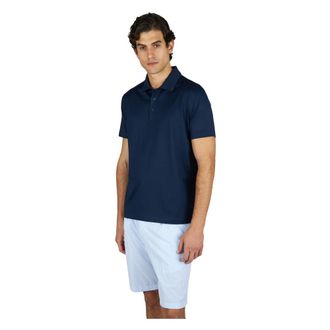 Paul & Shark Paul & Shark, Polo Shirts, male, Blue, Size: XL Double Mercerised Cotton Polo
