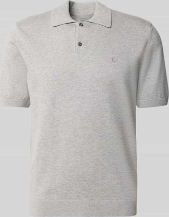 Armedangels Armedangels Slim Fit Poloshirt aus reiner Bio-Baumwolle in Hellgrau, Gr&ouml;&szlig;e XXL