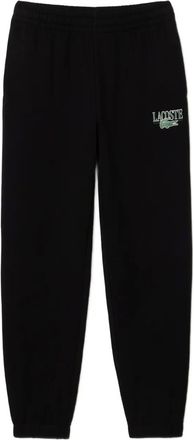 Lacoste embroidered logo track pants - Black