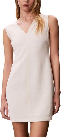 Calvin Klein Heavy Textured Shine Mini Dress