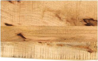 vidaXL vidaXL Piano Tavolo 60x40x3,8 cm Bordi Vivi Legno di Mango Grezzo