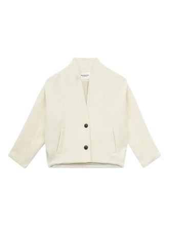 Isabel Marant Drogo collarless buttoned jacket - Neutrals