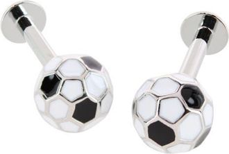 Trafalgar Store The Club XI Soccer Cufflinks in Black And White at Nordstrom