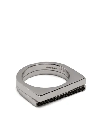 Tom Wood Anello Step in argento sterling