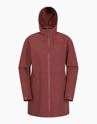 Mountain Warehouse Womens Mountain Warehouse Womens/Ladies Hilltop II Waterproof Jacket - Red/Orange/Brown - Size: 10