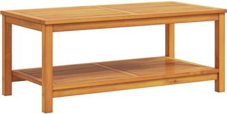 vidaXL Mesa de Café Marrón 70 x 40 x 45 cm madera maciza de acacia vidaXL