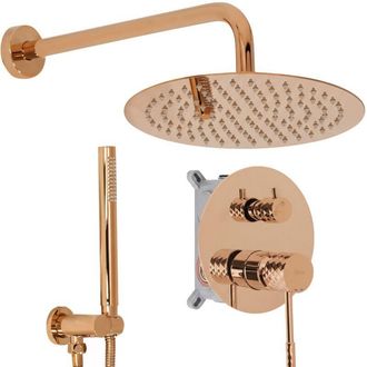 Rea Conjunto De Ducha Empotrado Rea Lungo Copper