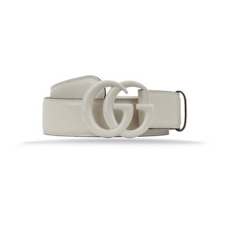 Gucci Heren, Accessoires, Wit, Maat: 60 CM Leer