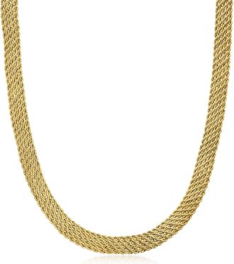 Ross-Simons Italian 14kt Yellow Gold Multi-Row Rope-Chain Necklace