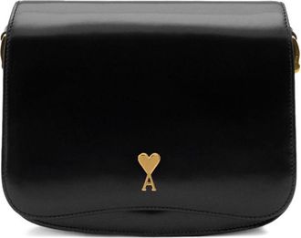 Ami Black Logo Shoulder Bag
