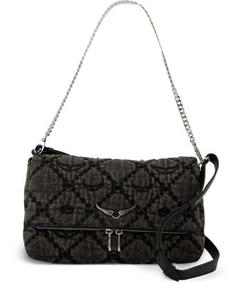 Zadig&Voltaire mini Rocky II quilted shoulder bag - women - Recycled Cotton/Cotton - One Size - Black
