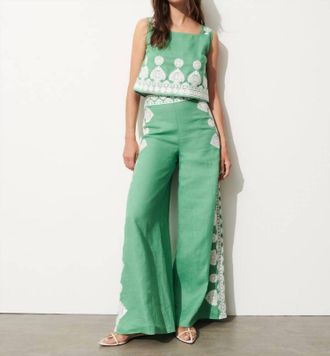 Figue Isabelle Top In Apple Green