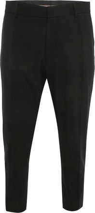 BOSS Pantaloni dritti in misto lana - Nero