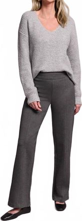 Tribal Pull On Ankle Pants With Pockets In Charcoal