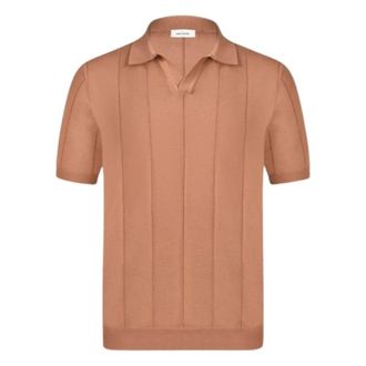Gran Sasso Polo Shirts, male, Brown, Size: 2XL Gran Sasso T-shirts and Polos