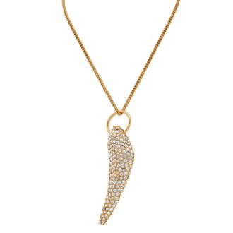 Roberto Cavalli Gold-Tone Crystal Necklace