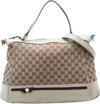 Gucci Pre-owned Mayfair Satchel - - Pre-owned - Donna - Beige - ONE SIZE