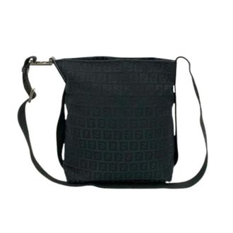 Fendi Pre-owned Cross Body Bags, female, Black, Size: ONE SIZE Pre-owned Nylon Cross Body Bag