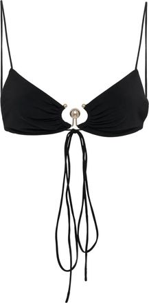 CHRISTOPHER ESBER Top bikini a triangolo - Nero