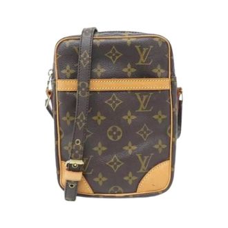 Louis Vuitton Pre-owned Cross Body Bags, female, Brown, Size: ONE SIZE Pre-owned Danube Monogram Shoulder Bag